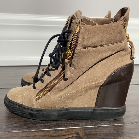 GIUSEPPE ZANOTTI Wedge Sneakers Size 38 US 8 - Picture 4 of 9